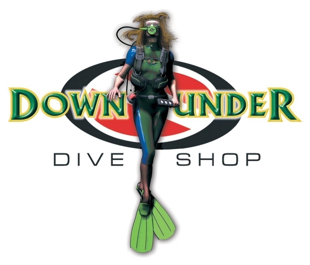 Logo Down Under Dive Shop