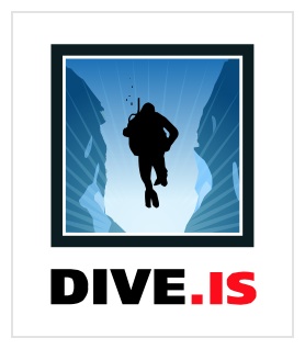 Logo DIVE.IS - Sport Diving School of Iceland