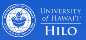 Logo University of Hawaii at Hilo