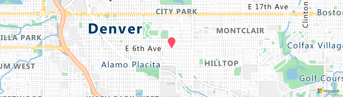 Map of the dive shop Denver Divers