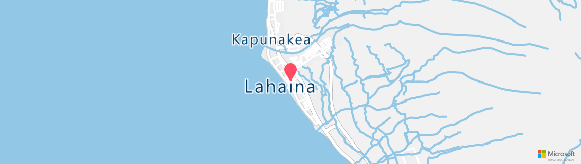 Map of the dive shop Lahaina Divers Inc.