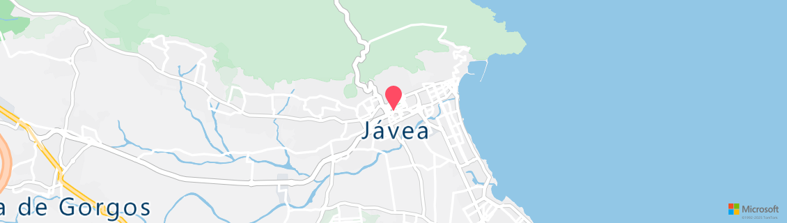 Map of the dive shop SCUBA XABIA