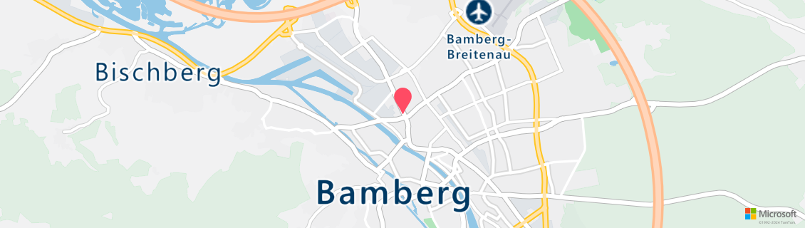 Map of the dive shop TC Bamberg 