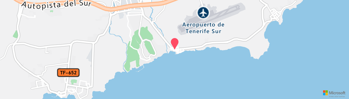 Map of the dive shop ECOLOGICAL DIVERS TENERIFE
