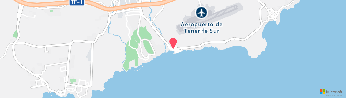 Umgebungskarte des Tauchshops ECOLOGICAL DIVERS TENERIFE