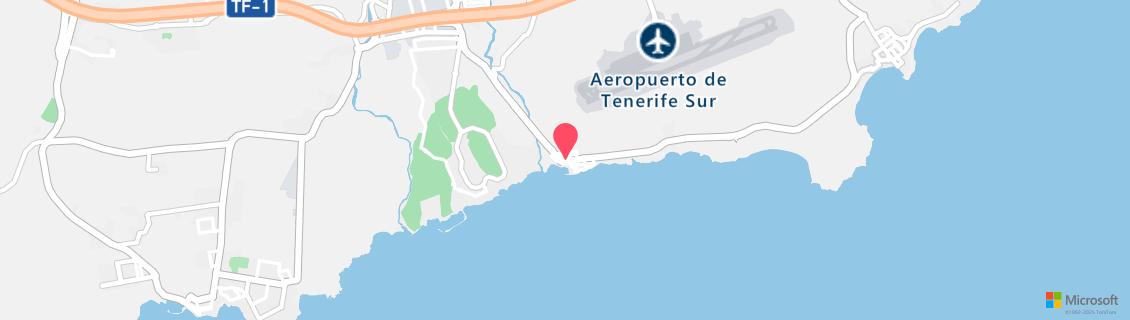 Map of the dive shop ECOLOGICAL DIVERS TENERIFE