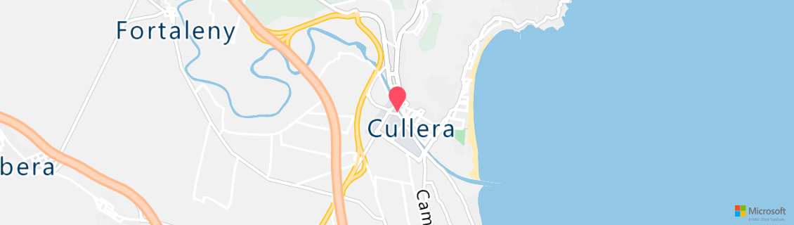 Map of the dive shop DELFIN CULLERA