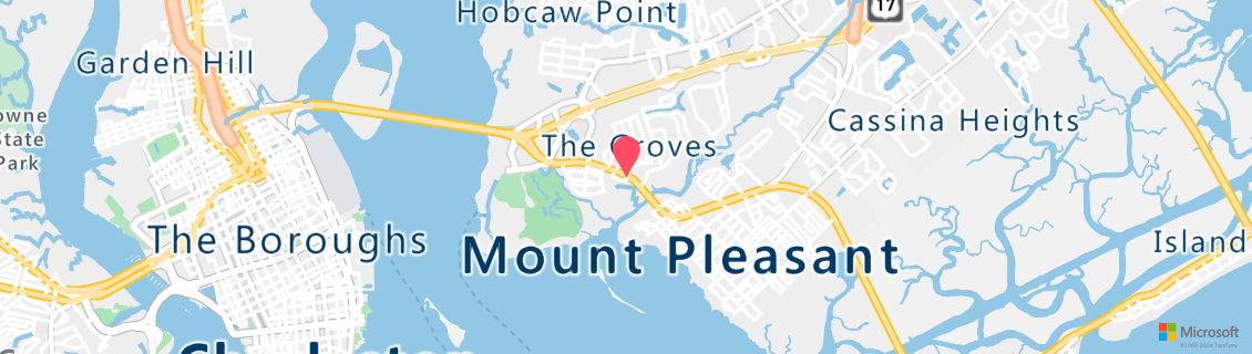 Map of the dive shop Lowcountry Scuba