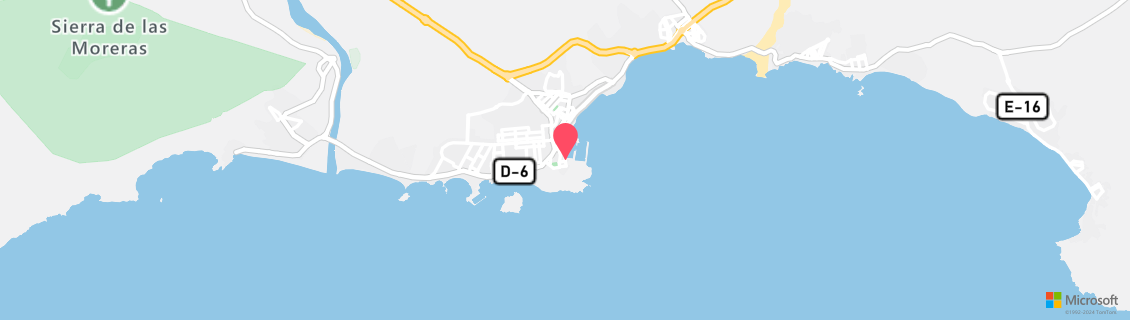 Umgebungskarte des Tauchshops Centro Escuela de Buceo El Arrecife