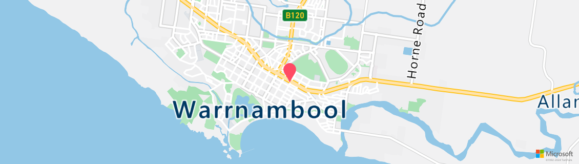 Map of the dive shop DAKTARI SURF AND DIVE WARRNAMBOOL