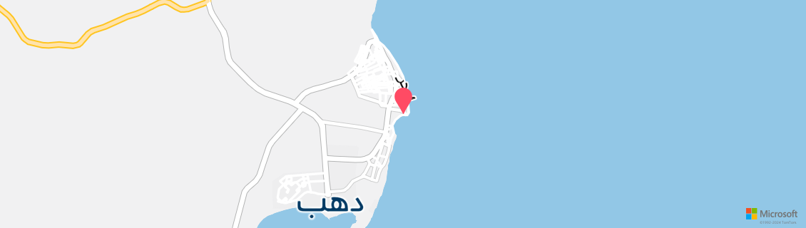 Map of the dive shop Dahab-Club