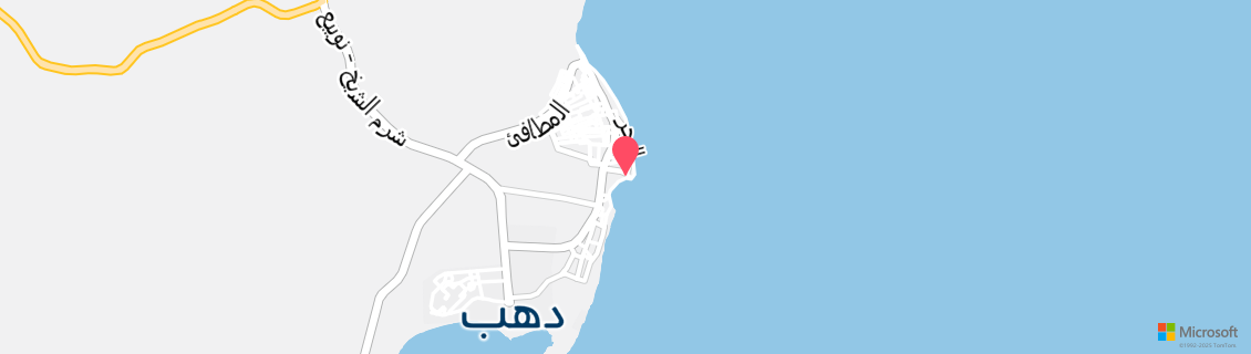 Map of the dive shop Dahab-Club