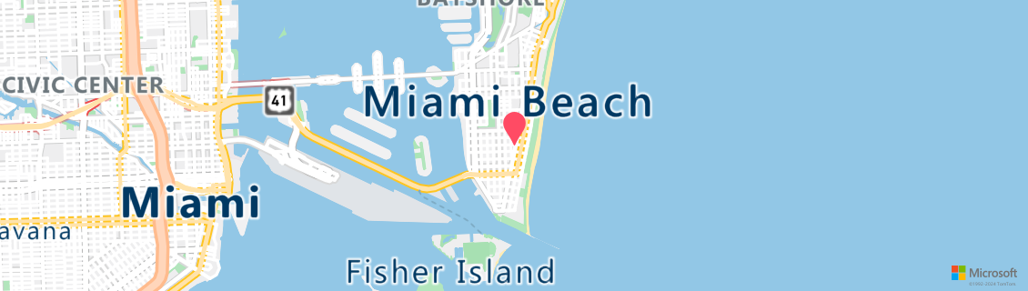 Map of the dive shop South Beach Divers
