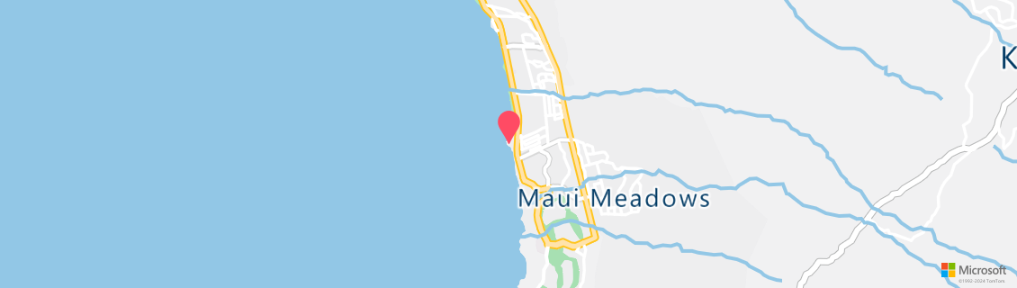 Map of the dive shop Scuba Luv Maui