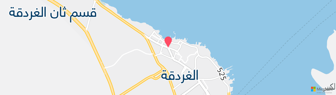 Umgebungskarte des Tauchshops Subex Diving Center Hurghada