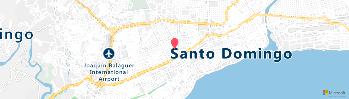 Umgebungskarte des Tauchshops Santo Domingo Dive Services