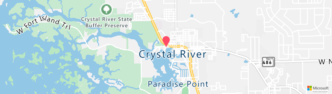 Umgebungskarte des Tauchshops Crystal Lodge Dive Center