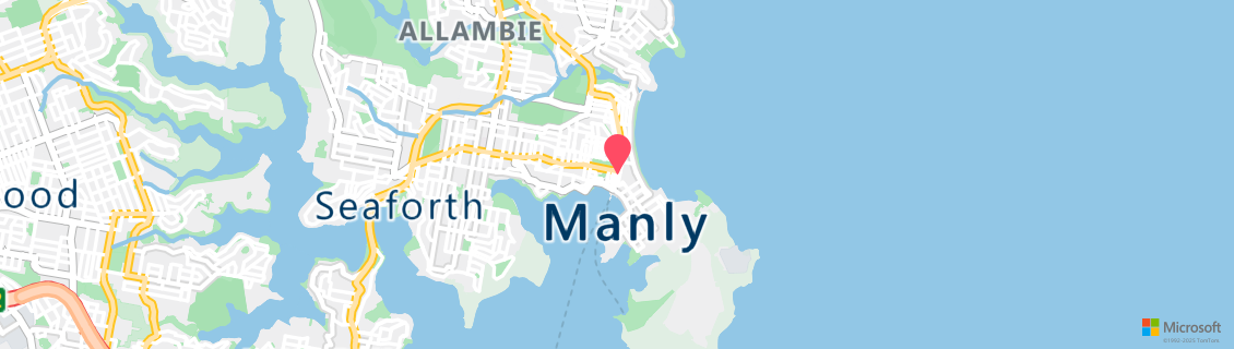 Map of the dive shop Dive Centre Manly