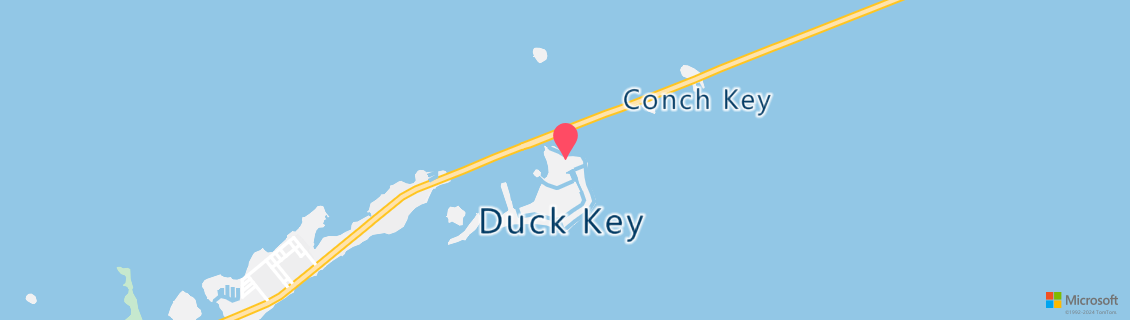 Map of the dive shop Dive Duck Key