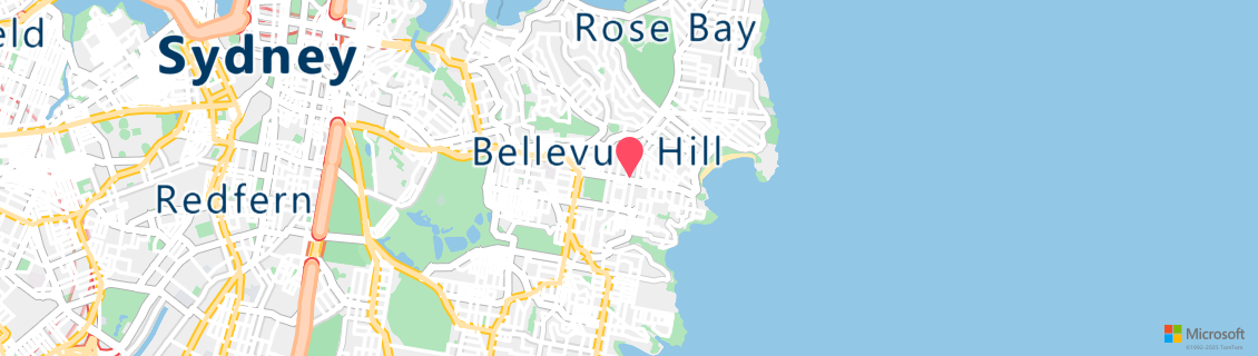 Map of the dive shop Dive Centre Bondi