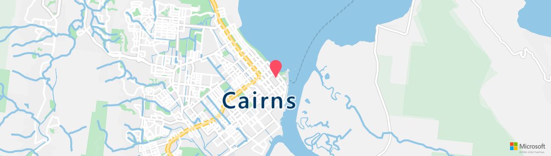 Map of the dive shop Cairns Dive Centre