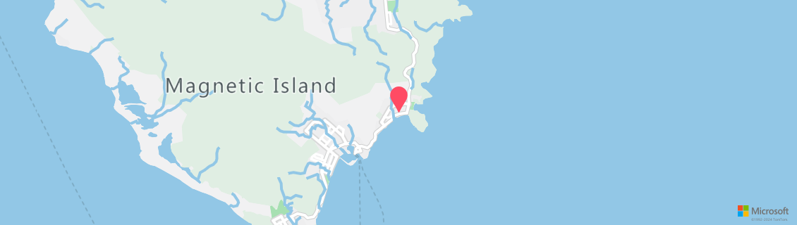 Map of the dive shop PLEASURE DIVERS MAGNETIC ISLAND