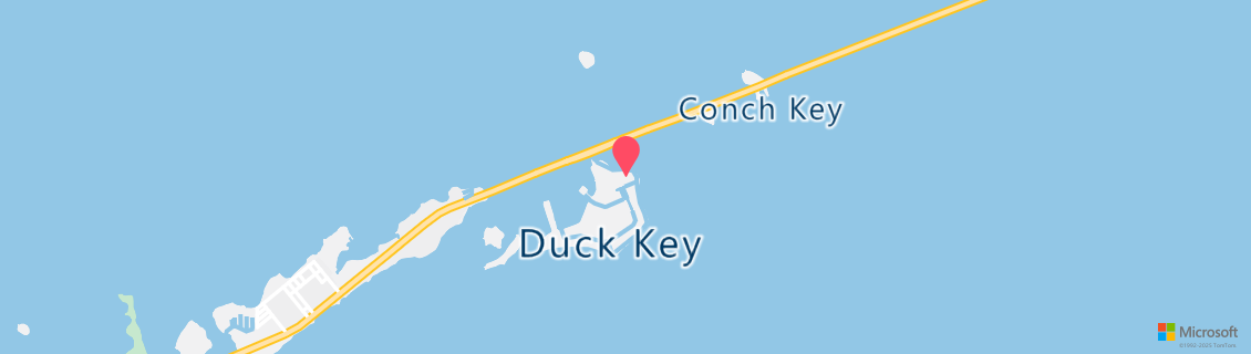 Map of the dive shop Dive Duck Key