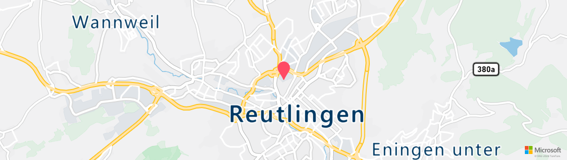 Umgebungskarte des Tauchshops Tauchring Reutlingen