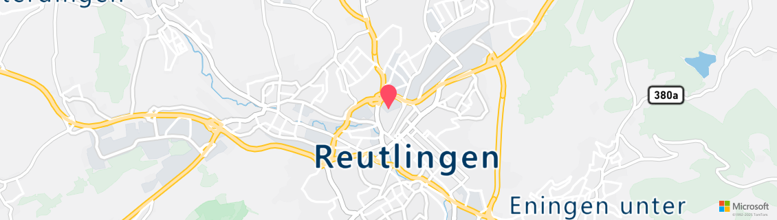 Umgebungskarte des Tauchshops Tauchring Reutlingen