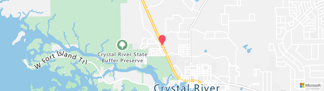 Umgebungskarte des Tauchshops Crystal River Watersports