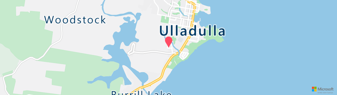 Umgebungskarte des Tauchshops Ulladulla Dive & Adventure Centre