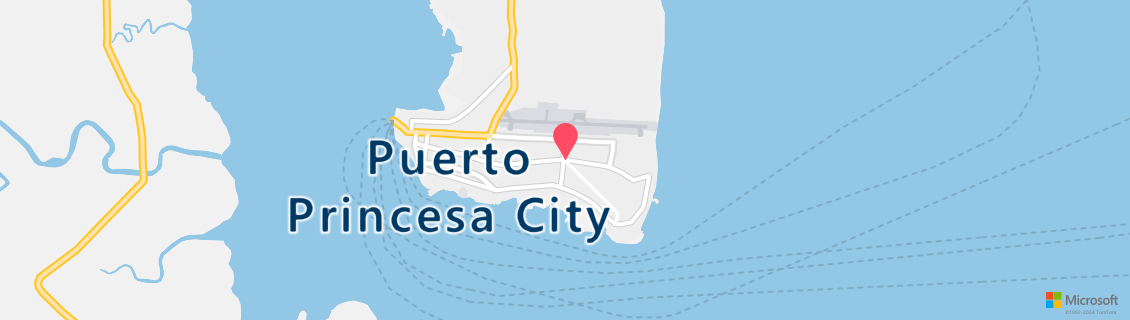 Umgebungskarte des Tauchshops Dive Puerto Princesa