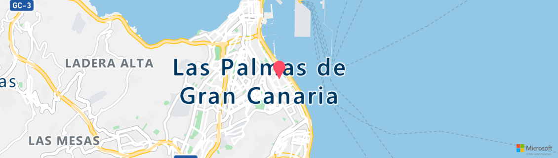 Map of the dive shop BUCEO CANARIAS