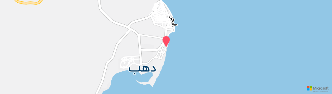 Map of the dive shop Adventure Spot Dahab