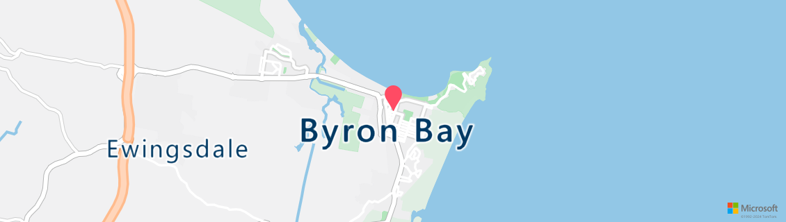Umgebungskarte des Tauchshops Byron Bay Dive Centre