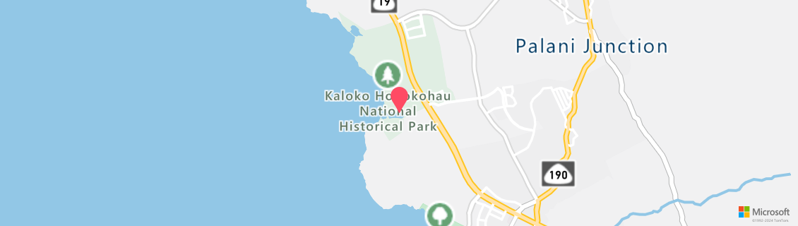 Umgebungskarte des Tauchshops Manta Ray Dives of Hawaii