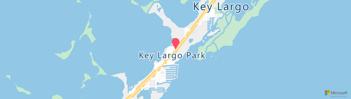 Map of the dive shop Key Largo Dive Center