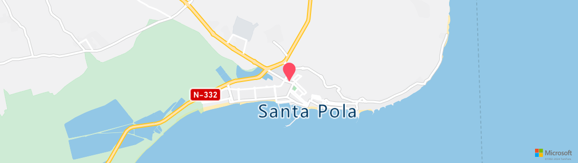 Map of the dive shop Dive Academy Santa Pola