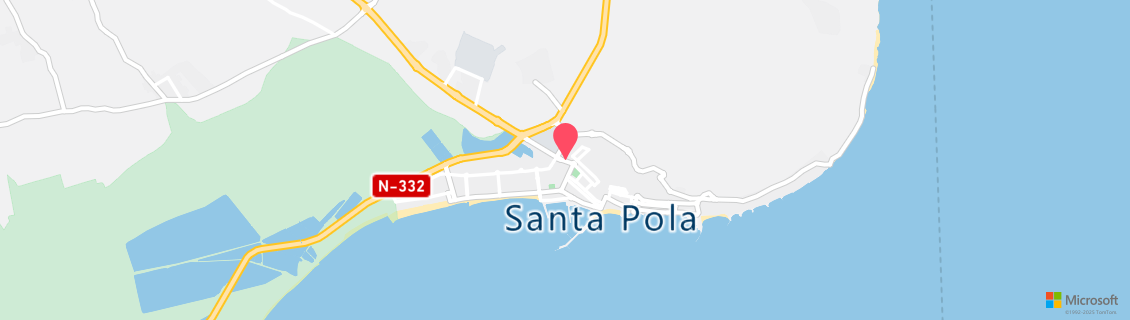 Map of the dive shop Dive Academy Santa Pola