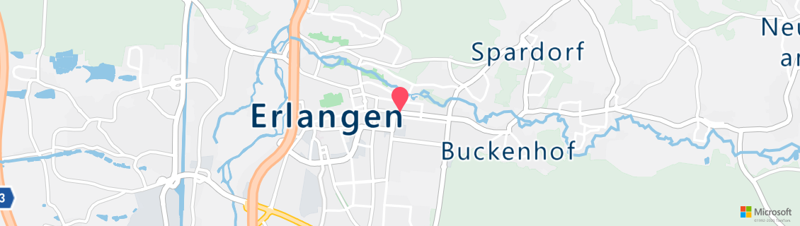 Map of the dive shop Action Sport Erlangen