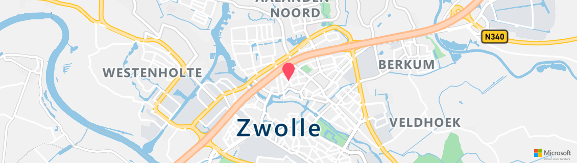 Map of the dive shop De Tuimelaar Zwolle