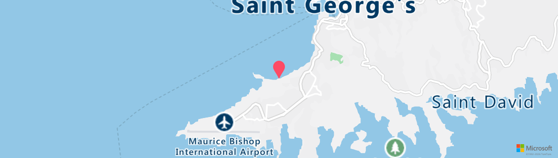 Umgebungskarte des Tauchshops Dive Grenada