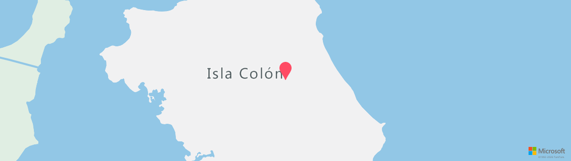 Map of the dive shop Bocas Dive Center