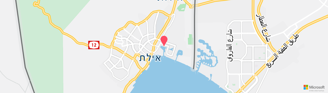 Map of the dive shop Shulamit's Eilat Diving Adventures