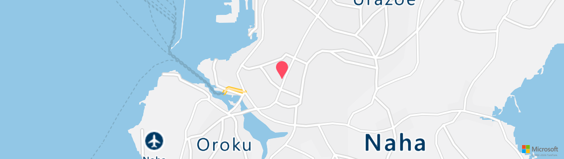 Map of the dive shop Okinawa Tropico