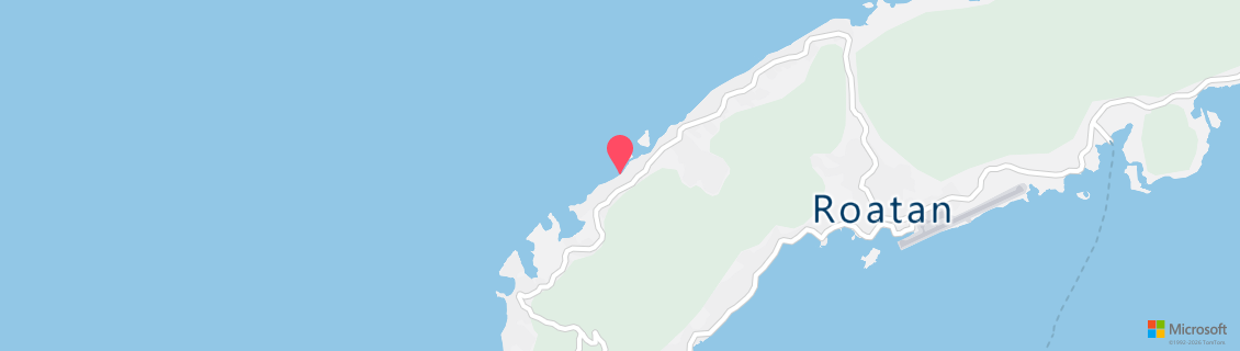 Map of the dive shop Bananarama Resort & Dive Center