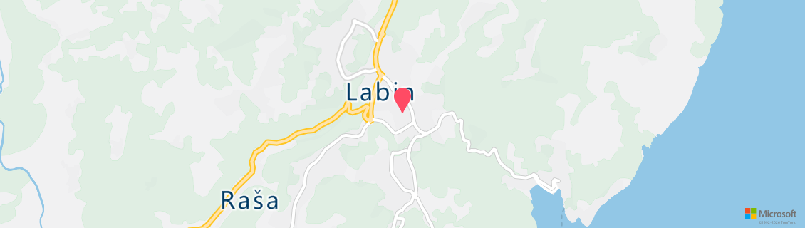 Map of the dive shop DPA RABAC