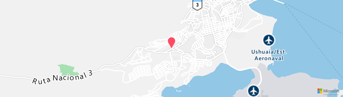 Umgebungskarte des Tauchshops ushuaia divers