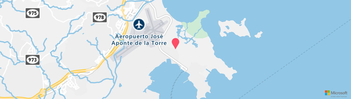 Map of the dive shop Black Beard Sports Ceiba