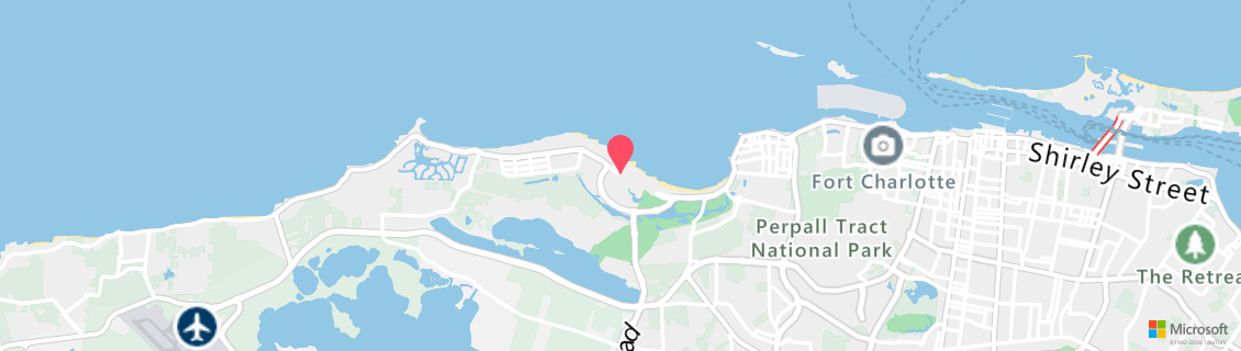 Umgebungskarte des Tauchshops Stuart Cove's Dive Bahamas